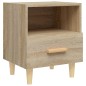 vidaXL Nachttisch Sonoma-Eiche 40x35x47 cm vidaXL Nachttisch Sonoma-Eiche 40x35x47 cm
