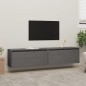 vidaXL Wandschränke 2 Stk. Grau 80x30x35 cm Massivholz Kiefer vidaXL Wandschränke 2 Stk. Grau 80x30x35 cm Massivholz Kiefer