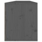 vidaXL Wandschränke 2 Stk. Grau 80x30x35 cm Massivholz Kiefer vidaXL Wandschränke 2 Stk. Grau 80x30x35 cm Massivholz Kiefer
