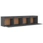 vidaXL Wandschränke 2 Stk. Grau 80x30x35 cm Massivholz Kiefer vidaXL Wandschränke 2 Stk. Grau 80x30x35 cm Massivholz Kiefer