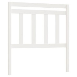 vidaXL Kopfteil Weiß 81x4x100 cm Massivholz Kiefer
