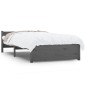vidaXL Massivholzbett Grau 90x190 cm vidaXL Massivholzbett Grau 90x190 cm