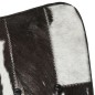 vidaXL Schaukelstuhl Schwarz Echtleder vidaXL Schaukelstuhl Schwarz Echtleder