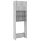 vidaXL Waschmaschinenschrank Grau Sonoma 64x25,5x190 cm vidaXL Waschmaschinenschrank Grau Sonoma 64x25,5x190 cm