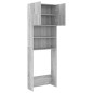 vidaXL Waschmaschinenschrank Grau Sonoma 64x25,5x190 cm vidaXL Waschmaschinenschrank Grau Sonoma 64x25,5x190 cm