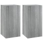 vidaXL TV-Schränke 2 Stk. Grau Sonoma 30,5x30x60 cm Holzwerkstoff vidaXL TV-Schränke 2 Stk. Grau Sonoma 30,5x30x60 cm Holzwerkstoff
