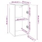 vidaXL TV-Schränke 2 Stk. Grau Sonoma 30,5x30x60 cm Holzwerkstoff vidaXL TV-Schränke 2 Stk. Grau Sonoma 30,5x30x60 cm Holzwerkstoff