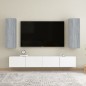 vidaXL TV-Schränke 2 Stk. Grau Sonoma 30,5x30x90 cm Holzwerkstoff vidaXL TV-Schränke 2 Stk. Grau Sonoma 30,5x30x90 cm Holzwerkstoff