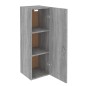 vidaXL TV-Schränke 2 Stk. Grau Sonoma 30,5x30x90 cm Holzwerkstoff vidaXL TV-Schränke 2 Stk. Grau Sonoma 30,5x30x90 cm Holzwerkstoff