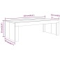 vidaXL Couchtisch Grau Sonoma 110x50x35 cm Holzwerkstoff vidaXL Couchtisch Grau Sonoma 110x50x35 cm Holzwerkstoff