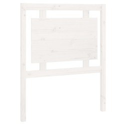 vidaXL Kopfteil Weiß 80,5x4x100 cm Massivholz Kiefer