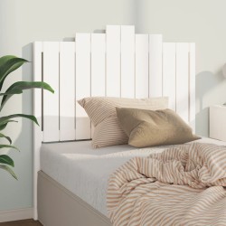 vidaXL Kopfteil Weiß 106x4x110 cm Massivholz Kiefer
