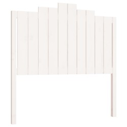 vidaXL Kopfteil Weiß 106x4x110 cm Massivholz Kiefer