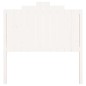 vidaXL Kopfteil Weiß 106x4x110 cm Massivholz Kiefer vidaXL Kopfteil Weiß 106x4x110 cm Massivholz Kiefer