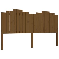 vidaXL Kopfteil Honigbraun 186x4x110 cm Massivholz Kiefer