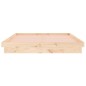 vidaXL Massivholzbett mit LEDs 140x190 cm vidaXL Massivholzbett mit LEDs 140x190 cm