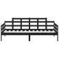 vidaXL Tagesbett Schwarz Massivholz Kiefer 90x200 cm vidaXL Tagesbett Schwarz Massivholz Kiefer 90x200 cm