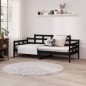 vidaXL Tagesbett Schwarz Massivholz Kiefer 90x200 cm vidaXL Tagesbett Schwarz Massivholz Kiefer 90x200 cm