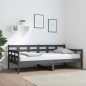 vidaXL Tagesbett Grau Massivholz Kiefer 90x190 cm vidaXL Tagesbett Grau Massivholz Kiefer 90x190 cm