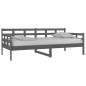 vidaXL Tagesbett Grau Massivholz Kiefer 90x190 cm vidaXL Tagesbett Grau Massivholz Kiefer 90x190 cm