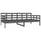 vidaXL Tagesbett Grau Massivholz Kiefer 90x190 cm vidaXL Tagesbett Grau Massivholz Kiefer 90x190 cm