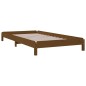 vidaXL Stapelbett Honigbraun 90x190 cm Massivholz Kiefer vidaXL Stapelbett Honigbraun 90x190 cm Massivholz Kiefer