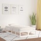 vidaXL Massivholzbett Weiß 75x190 cm vidaXL Massivholzbett Weiß 75x190 cm