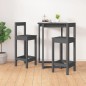vidaXL Barstühle 2 Stk. Grau 40x41,5x112 cm Massivholz Kiefer vidaXL Barstühle 2 Stk. Grau 40x41,5x112 cm Massivholz Kiefer