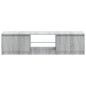 vidaXL TV-Schrank mit LED-Leuchten Grau Sonoma 140x40x35,5 cm vidaXL TV-Schrank mit LED-Leuchten Grau Sonoma 140x40x35,5 cm