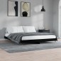 vidaXL Bettgestell Schwarz 150x200 cm Holzwerkstoff vidaXL Bettgestell Schwarz 150x200 cm Holzwerkstoff