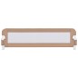 vidaXL Kleinkind-Bettschutzgitter Taupe 150x42 cm Polyester vidaXL Kleinkind-Bettschutzgitter Taupe 150x42 cm Polyester