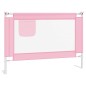 vidaXL Kleinkind-Bettschutzgitter Rosa 90x25 cm Stoff vidaXL Kleinkind-Bettschutzgitter Rosa 90x25 cm Stoff