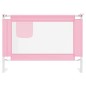 vidaXL Kleinkind-Bettschutzgitter Rosa 90x25 cm Stoff vidaXL Kleinkind-Bettschutzgitter Rosa 90x25 cm Stoff