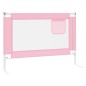 vidaXL Kleinkind-Bettschutzgitter Rosa 90x25 cm Stoff vidaXL Kleinkind-Bettschutzgitter Rosa 90x25 cm Stoff