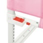 vidaXL Kleinkind-Bettschutzgitter Rosa 90x25 cm Stoff vidaXL Kleinkind-Bettschutzgitter Rosa 90x25 cm Stoff