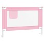 vidaXL Kleinkind-Bettschutzgitter Rosa 100x25 cm Stoff vidaXL Kleinkind-Bettschutzgitter Rosa 100x25 cm Stoff