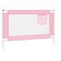 vidaXL Kleinkind-Bettschutzgitter Rosa 100x25 cm Stoff vidaXL Kleinkind-Bettschutzgitter Rosa 100x25 cm Stoff