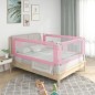 vidaXL Kleinkind-Bettschutzgitter Rosa 140x25 cm Stoff vidaXL Kleinkind-Bettschutzgitter Rosa 140x25 cm Stoff