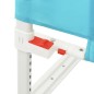 vidaXL Kleinkind-Bettschutzgitter Blau 90x25 cm Stoff vidaXL Kleinkind-Bettschutzgitter Blau 90x25 cm Stoff