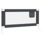 vidaXL Kleinkind-Bettschutzgitter Dunkelgrau 160x25 cm Stoff vidaXL Kleinkind-Bettschutzgitter Dunkelgrau 160x25 cm Stoff