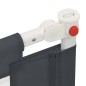 vidaXL Kleinkind-Bettschutzgitter Dunkelgrau 200x25 cm Stoff  