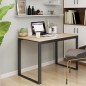 vidaXL Computertisch Schwarz und Eiche-Optik 110x60x73cm Holzwerkstoff vidaXL Computertisch Schwarz und Eiche-Optik 110x60x73cm Holzwerkstoff