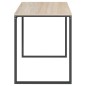 vidaXL Computertisch Schwarz und Eiche-Optik 110x60x73cm Holzwerkstoff vidaXL Computertisch Schwarz und Eiche-Optik 110x60x73cm Holzwerkstoff