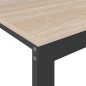 vidaXL Computertisch Schwarz und Eiche-Optik 110x60x73cm Holzwerkstoff vidaXL Computertisch Schwarz und Eiche-Optik 110x60x73cm Holzwerkstoff