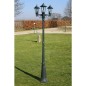 vidaXL Gartenlaterne 3-flammig 215 cm Dunkelgrün/Schwarz Aluminium vidaXL Gartenlaterne 3-flammig 215 cm Dunkelgrün/Schwarz Aluminium