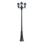vidaXL Gartenlaterne 3-flammig 215 cm Dunkelgrün/Schwarz Aluminium vidaXL Gartenlaterne 3-flammig 215 cm Dunkelgrün/Schwarz Aluminium
