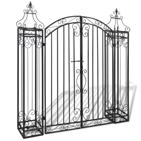vidaXL Zierendes Gartentor Schmiedeeisen 122×20,5×134 cm  