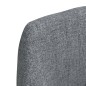 vidaXL Barhocker 2 Stk. Dunkelgrau Stoff vidaXL Barhocker 2 Stk. Dunkelgrau Stoff