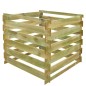 vidaXL Lattenkomposter 0,54 m3 Quadratisch Holz vidaXL Lattenkomposter 0,54 m3 Quadratisch Holz