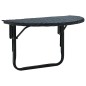 vidaXL Balkontisch 60x60x32 cm Schwarz Poly Rattan vidaXL Balkontisch 60x60x32 cm Schwarz Poly Rattan